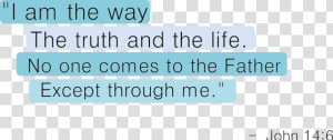 Way Truth Life Transparent  HD Png Download