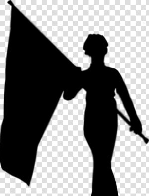 Color Guard Clip Art Free   Transparent Color Guard Silhouette  HD Png Download