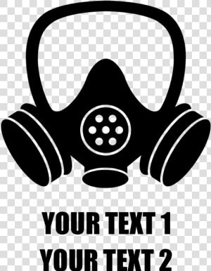 Personalized Breaking Bad Gas Mask 1 Flask   Breaking Bad Gas Mask Clipart  HD Png Download
