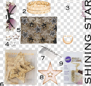 Transparent Shining Star Png   Necklace  Png Download