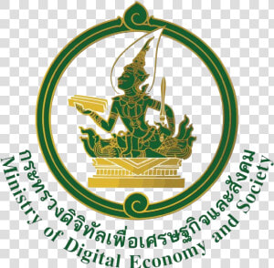 Emblem Of The Ministry Of Digital Economy And Society   Ministry Of Information And Communication Technology  HD Png Download