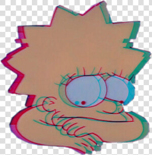 Sadness Clipart   Png Download   Glitch Stickers  Transparent Png