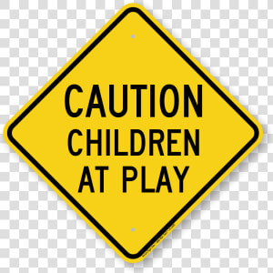 Children At Play Signs   Dead End Sign Cartoon  HD Png Download