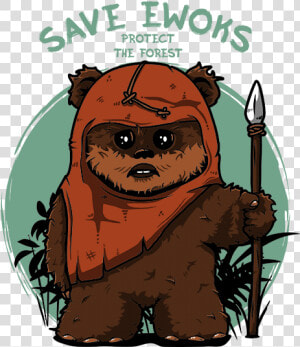Ewoks  George Lucas  And Lucasarts Image   Star Wars Ewok Logo  HD Png Download