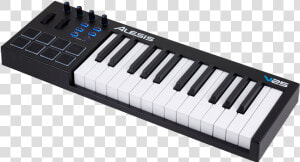 Alesis V25 25 Key Usb Midi Keyboard Controller   Minibrute 2 Arturia  HD Png Download