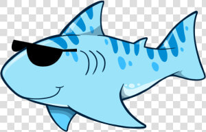 Summer Program   Cute Tiger Shark Clipart  HD Png Download