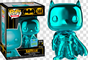 Teal Chrome Batman Funko Pop  HD Png Download