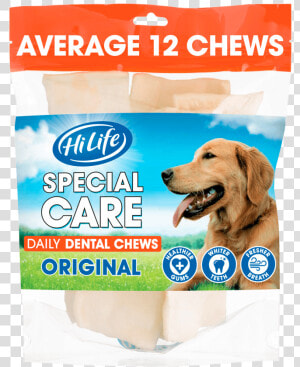 Hilife Special Care Daily Dental Chews Original 12   Hi Life Dog Food  HD Png Download
