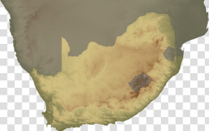 South Africa Topo Continent   South Africa Topographic Map  HD Png Download