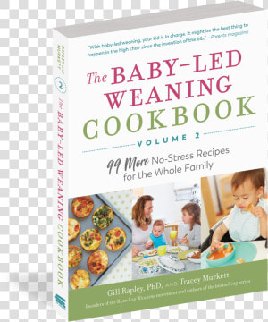 Cover   The Baby led Weaning Cookbook—volume 2  99 More No stress  HD Png Download