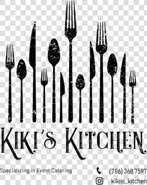 Kiki Logo 1 Final Black   Knife  HD Png Download