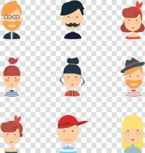 User Avatar Set   Free Avatar Set Png  Transparent Png
