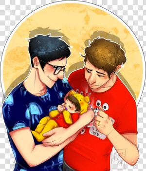 Transparent Dan Howell Png   Phan Phanart  Png Download