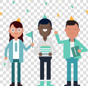 Banner Customer Clipart Client Happy   Happy Clients Hd Illustration  HD Png Download