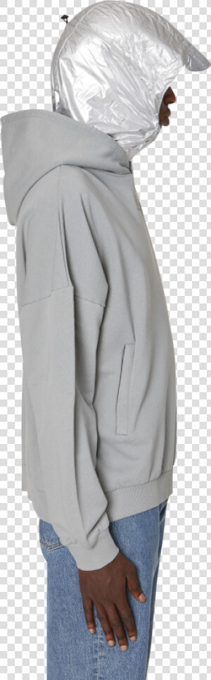 B Nistos Hood Sweat  Grey  Hi Res   Hoodie  HD Png Download