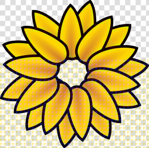 Clip Art At Clker   Sunflower Clip Art  HD Png Download