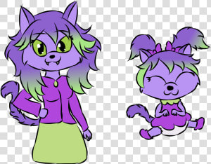 All Grown Down Nightshade Kittentana   Cartoon  HD Png Download