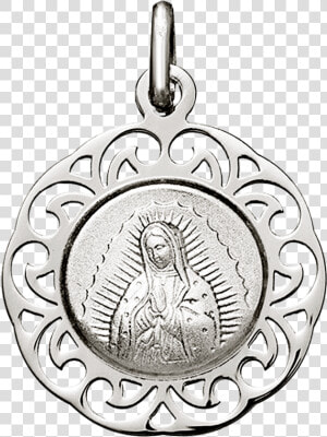 Iniciomedallas De Platamedalla Virgen De Guadalupe   Locket  HD Png Download