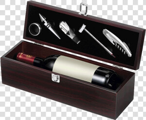 Wooden Gift Boxwith Accessories For Wine Bottles Centurion  HD Png Download
