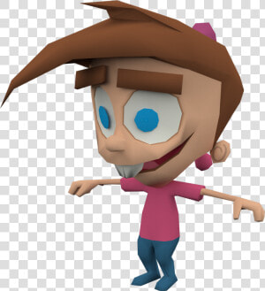 Timmy Turner Model By Crasharki   Nicktoons Battle For Volcano Island Manual  HD Png Download