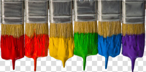 Diversity Paint Brushes Horizontal  HD Png Download