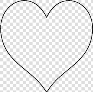 7 Inch Heart Template   Heart  HD Png Download
