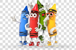 Crayola Crayon Characters  HD Png Download