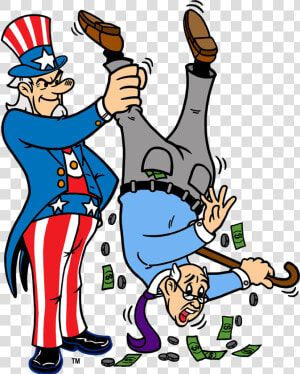Uncle Sam Wants Taxes  HD Png Download