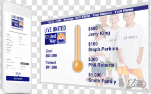 Live And Digital Fundraising Events   United Way  HD Png Download