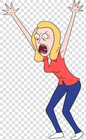 Beth Rick And Morty Characters  HD Png Download