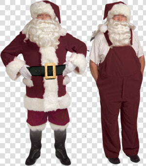 Santa Suit Png   Png Download   Santa Claus Bib Overalls  Transparent Png