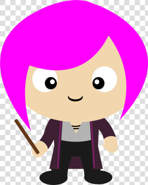 Nymphadora Tonks  The Pink Form   Harry Potter Characters Clipart  HD Png Download