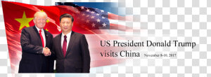 President Trump Visit China  HD Png Download