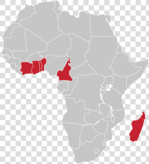 Carte Citroen Afrique   Africa Free Trade Zone 2018  HD Png Download