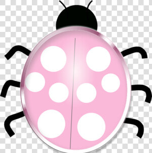 Silver Ladybug Pink Bug Insect Cute Scrapbooking Icon  HD Png Download