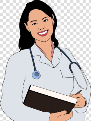 Standing shoulder woman   Woman Doctor Clipart Png  Transparent Png