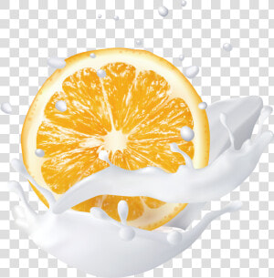 Transparent Milk Splash Png   Orange Milk Png  Png Download