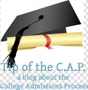 Tip Of The C   Graduation Cap And Scroll  HD Png Download