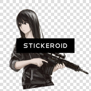 Anime Gun Png   Anime Girl Gun Png  Transparent Png
