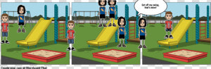 Taking Turns On A Playground  HD Png Download