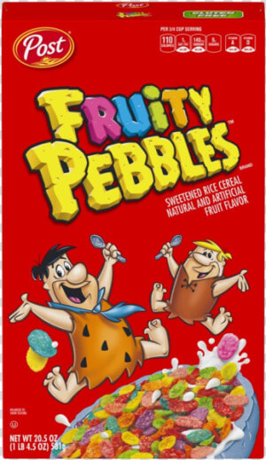 Post Fruity Pebbles 15oz  HD Png Download