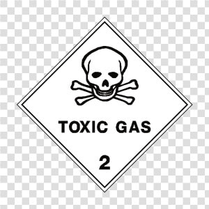 Toxic Gas 2 Label   Toxic Gas 2 Symbol  HD Png Download