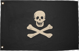 Small Jolly Roger Flag   Pirates Eye Patch Gif  HD Png Download