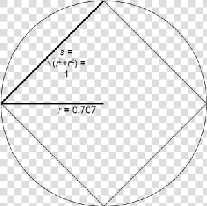 Regular Polygon Radius Square   Radius Square  HD Png Download
