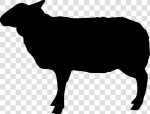 Transparent Cow Icon Png   Cow Silhouette Clipart  Png Download