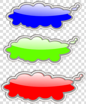 Glossy Clouds Clipart   Portable Network Graphics  HD Png Download