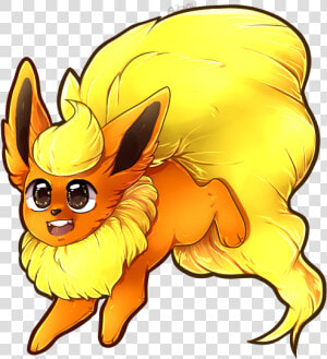 Flareon    Cartoon  HD Png Download