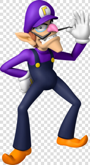 Island Tour Waluigi Artwork  HD Png Download