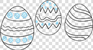 How To Draw Easter Eggs   Easy Drawings Of Easter Eggs  HD Png Download