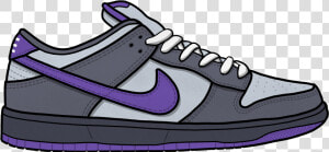 Nike Sb Purple Pigeons For Sale   Nike Shoe Clipart Png  Transparent Png